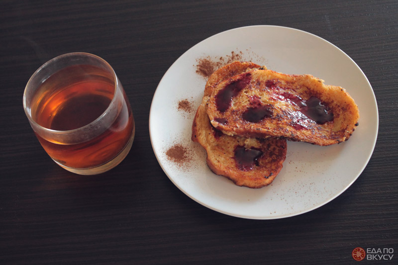 Гренки с чаем